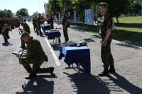 Новобранцы войсковой части 5525 приняли Военную присягу