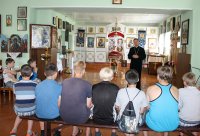 Дети посетили храм свт. Николая Чудотворца в г.п. Корма