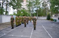 Благочинный Светлогорского округа, благословил новобранцев 5-ой отдельной роты в/ч № 5525 