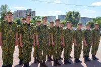 Благочинный Светлогорского округа, благословил новобранцев 5-ой отдельной роты в/ч № 5525 