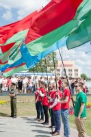 Митинг на Аллее Героев накануне дня Независимости Республики Беларусь