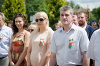 Митинг на Аллее Героев накануне дня Независимости Республики Беларусь