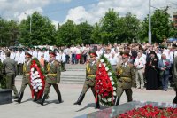 Митинг на Аллее Героев накануне дня Независимости Республики Беларусь