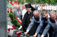 Митинг на Аллее Героев накануне дня Независимости Республики Беларусь