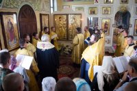 Состоялось принесение святого образа «Благовещенье Пресвятой Богородицы» со Святой Горы Афон в Преображенский храм г.Гомеля