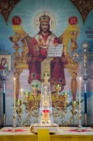 Состоялось принесение святого образа «Благовещенье Пресвятой Богородицы» со Святой Горы Афон в Преображенский храм г.Гомеля