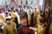 Состоялось принесение святого образа «Благовещенье Пресвятой Богородицы» со Святой Горы Афон в Преображенский храм г.Гомеля