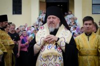 Состоялось принесение святого образа «Благовещенье Пресвятой Богородицы» со Святой Горы Афон в Преображенский храм г.Гомеля