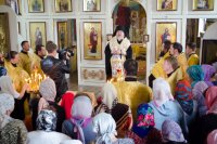 Состоялось принесение святого образа «Благовещенье Пресвятой Богородицы» со Святой Горы Афон в Преображенский храм г.Гомеля