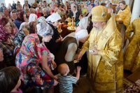 Преосвященный Стефан совершил  Божественную литургию в  храме свт. Николая Чудотворца в гп. Василевичи.