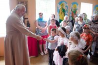 Преосвященный Стефан совершил  Божественную литургию в  храме свт. Николая Чудотворца в гп. Василевичи.