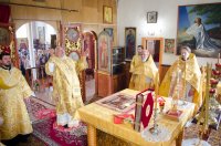 Преосвященный Стефан совершил  Божественную литургию в  храме свт. Николая Чудотворца в гп. Василевичи.