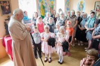 Преосвященный Стефан совершил  Божественную литургию в  храме свт. Николая Чудотворца в гп. Василевичи.