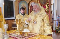 Преосвященный Стефан совершил  Божественную литургию в  храме свт. Николая Чудотворца в гп. Василевичи.