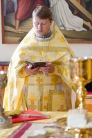 Преосвященный Стефан совершил  Божественную литургию в  храме свт. Николая Чудотворца в гп. Василевичи.