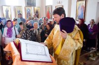 Преосвященный Стефан совершил  Божественную литургию в  храме свт. Николая Чудотворца в гп. Василевичи.