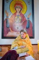 Преосвященный Стефан совершил  Божественную литургию в  храме свт. Николая Чудотворца в гп. Василевичи.