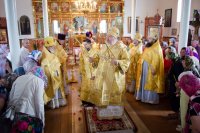 Преосвященный Стефан совершил  Божественную литургию в  храме свт. Николая Чудотворца в гп. Василевичи.