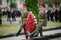 Преосвященнейший Стефан принял участие в торжественном митинге и шествии, посвященных Дню независимости Республики Беларусь