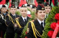 Преосвященнейший Стефан принял участие в торжественном митинге и шествии, посвященных Дню независимости Республики Беларусь