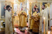 Божественная литургия в день обретения мощей преподобного Максима Грека