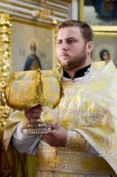 Божественная литургия в день обретения мощей преподобного Максима Грека