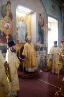 Божественная литургия в день обретения мощей преподобного Максима Грека