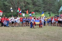 РОГАЧЕВ. Торжественное открытие юбилейной 25-й смены международного лагеря мира и дружбы детей славянских народов «Крыничка 2017»