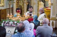 Преосвященный Стефан возглавил Божественную литургию в пределе Казанской иконы Божией Матери