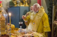 Преосвященный Стефан возглавил Божественную литургию в пределе Казанской иконы Божией Матери