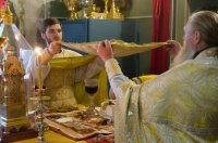 Преосвященный Стефан возглавил Божественную литургию в пределе Казанской иконы Божией Матери