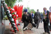 БУДА-КОШЕЛЕВО. Священнослужитель принял участие в торжественном митинге, посвященном Дню Независимости Республики Беларусь