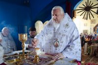 Божественная литургия в праздник Рождества Предтечи и Крестителя Господня Иоанна