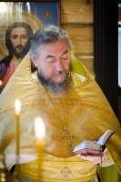 Божественная литургия в храме иконы Божией Матери "Отрада и утешение" в день памяти святых благоверных князей Петра и Февронии Муромских