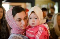 Божественная литургия в храме иконы Божией Матери "Отрада и утешение" в день памяти святых благоверных князей Петра и Февронии Муромских