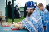 Божественная литургия в Свято-Тихвинском женском монастыре г.Гомеля