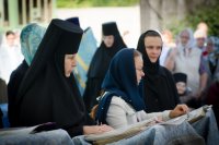 Божественная литургия в Свято-Тихвинском женском монастыре г.Гомеля