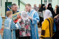 Божественная литургия в Свято-Тихвинском женском монастыре г.Гомеля