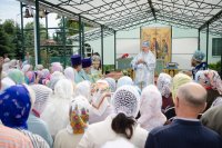 Божественная литургия в Свято-Тихвинском женском монастыре г.Гомеля