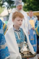 Божественная литургия в Свято-Тихвинском женском монастыре г.Гомеля