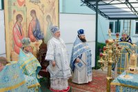 Божественная литургия в Свято-Тихвинском женском монастыре г.Гомеля