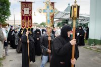 Божественная литургия в Свято-Тихвинском женском монастыре г.Гомеля