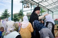 Божественная литургия в Свято-Тихвинском женском монастыре г.Гомеля