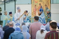 Божественная литургия в Свято-Тихвинском женском монастыре г.Гомеля