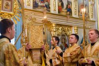 Всенощное бдение в канун празднования положения честной ризы Господа нашего Иисуса Христа в Москве Всенощное бдение в канун празднования положения честной ризы Господа нашего Иисуса Христа в Москве