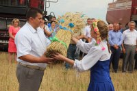 БУДА-КОШЕЛЕВО. У полі СУП «Андрэеўка» прайшлі «Зажынкі» БУДА-КОШЕЛЕВО. У полі СУП «Андрэеўка» прайшлі «Зажынкі»
