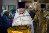 Божественная литургия в день празднования положения честной ризы Господа нашего Иисуса Христа в Москве