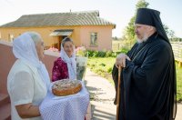 Божественная литургия в день празднования положения честной ризы Господа нашего Иисуса Христа в Москве