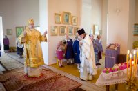 Божественная литургия в день празднования положения честной ризы Господа нашего Иисуса Христа в Москве