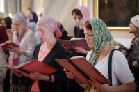 Вечернее богослужение в канун дня памяти равноап. Ольги, вел. кн. Русской Вечернее богослужение в канун дня памяти равноап. Ольги, вел. кн. Русской